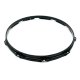 DW 14" 10-Hole Batter Side True Hoop - Black Chrome