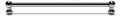 13" Double Ended Bass Drum Tube Lug, For 18 Inch Deep Bass Drums, Chrome, Brass, Black