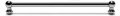 9" Double Ended Bass Drum Tube Lug, For 14 Inch Deep Bass Drums, Chrome or Brass