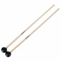 Vic Firth M7 American Custom Keyboard, Hard With Birch Handles - 1.25" Black Phenolic