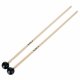 Vic Firth M7 American Custom Keyboard, Hard With Birch Handles - 1.25" Black Phenolic