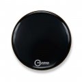 16" Regulator Black Single Ply No Port Bass Drumhead By Aquarian