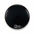 16" Regulator Black Single Ply No Port Bass Drumhead By Aquarian