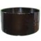8x14 Black Hawg Brass Snare Shell, No Holes, Black, Without Center Bead