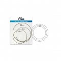 Classic Clear Single Ply Essentials Rock Tom Pack, 10, 12, And 16 Inch With Studio Rings, DISCONTINUED