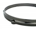 14" 10 Hole Black Nickel Plated Snare Side Die Cast Snare Drum Hoop, By dFd