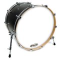 18" Evans EQ3 Side Resonant Bass Drum Drumhead, Coated White, Not Ported