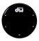 22 Inch DW Gloss Black Bass Drum Head