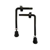 Ludwig Pocket Kit Bass Drum Spurs Pair - Black