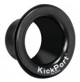 KickPort2 Bass Drum Head Sonic Enhancing Port Insert, Black