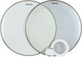 20" Aquarian Force White Bass Drum Head Pack, FFP20W