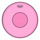 14" Remo Pink Powerstroke 77 Colortone 2 Ply Snare Drum Drumhead, P7-0314-CT-PK