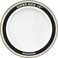 16" Super-Kick 10 Double Ply Heavy Weight Bass Drumhead With STKP2 Super Thin Double Kick Pad By Aquarian