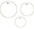 Aquarian Drumheads CC15BK Classic Clear 15-inch Tom Tom Drum Head gloss black 