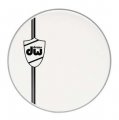22 Inch DW Coated White Bass Drum Head, Classic