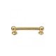 Worldmax 3 1/2" Double-Ended Tube Lug, Solid Brass - Brass Plating