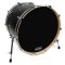 22" Evans Resonant Black Bass Drum Drumhead, BD22RBG