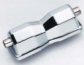 Double Ended Hourglass Snare Drum Lug, Chrome, Brass Or Black