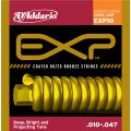 D'Addario EXP10 NY Steel Acoustic Guitar Strings, 80/20, Extra Light, 10-47