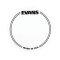 Evans Single Beater EQ Clear Plastic Bass Drumhead Impact Patch, 2 Pack, EQPC1