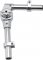7/8" Diameter Short Tom Arm, By dFd, Chrome, DISCONTINUED, IN STOCK