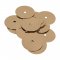 Brass Tambourine Jingles, 100 Count