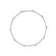 Pearl 13" SuperHoop II With 10 Holes - Chrome