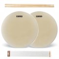 Evans/PureSound Classic Snare Tune-Up Kit With a Free Pair of DFD 5A Sticks