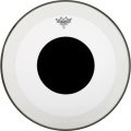 22" Remo Clear Powerstroke 3 Bass Drum Head With Black Dot