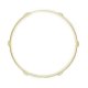13" 6 Hole Worldmax 2.3mm Triple-Flange Snare-Side Hoop - Brass