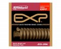 D'Addario EXP17 NY Steel Coated Phosphor Acoustic Guitar Strings, Medium, 13-56