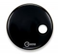 14" Regulator Gloss Black With Offset Hole, With Tom Hoop