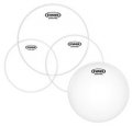 Evans Level 360 G2 Clear Fusion Pack 10", 12", 14" With 14" HD Dry Snare Batter, EPP-G2HDD-F