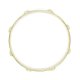 Worldmax 12" 2.3mm Triple-Flange Hoop, 8 Holes - Brass