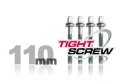 TightScrew 4 1/4", 110mm, Non-Loosening Chrome Drum Tension Rod 4 Pack