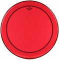 24" Remo Powerstroke 3 Colortone Bass Drum Head, Red, P3-1322-CT-RD