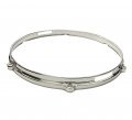 12" 6 Hole Pearl MasterCast Die-Cast Snare Side Hoop, Chrome, DC1206S