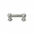 Worldmax 2 3/16" Double-Ended Tube Lug, Solid Brass - Satin Chrome