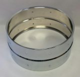 6.5x14 Steel Snare Shell Drilled For 10 TU4-150 Lugs, Chrome Plated