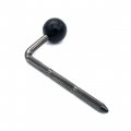 10.5mm Ball L-Rod Arm, Black Nickel Plated, LRB-02NB, DISCONTINUED, IN STOCK