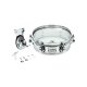 DW Design Series 10" Chrome Piccolo Tom and Bracket, DISCONTINUED, IN STOCK