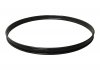 18" Metal Bass Drum Hoop, Black Powder Coat Finish, by dFd
