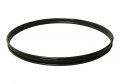 26" Metal Bass Drum Hoop, Black Powder Coat Finish, by dFd, DISCONTINUED, IN STOCK