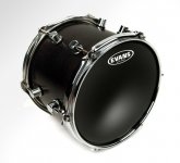 evans ebony drum heads