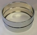 6.5x14 Steel Snare Shell, No Holes, Chrome Plated