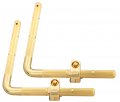 DW 24K Gold Plated 1/2 Inch to 1/2 Inch L-Rod With Memory Lock, 2 Pack, DWSMTA212GD