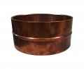6.5x14 dFd Tarnished Bronze Plated Brass Snare Shell, No Holes