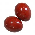 Egg Shakers, Wooden Pair, Red
