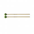 Balter Pro Vibe Medium Hard Rattan Vibraphone Mallets - Green Cord