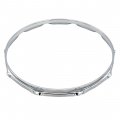 Rogers 14" 10 Hole, 1.6mm Triple Flange Batter Side Drum Hoop, Chrome